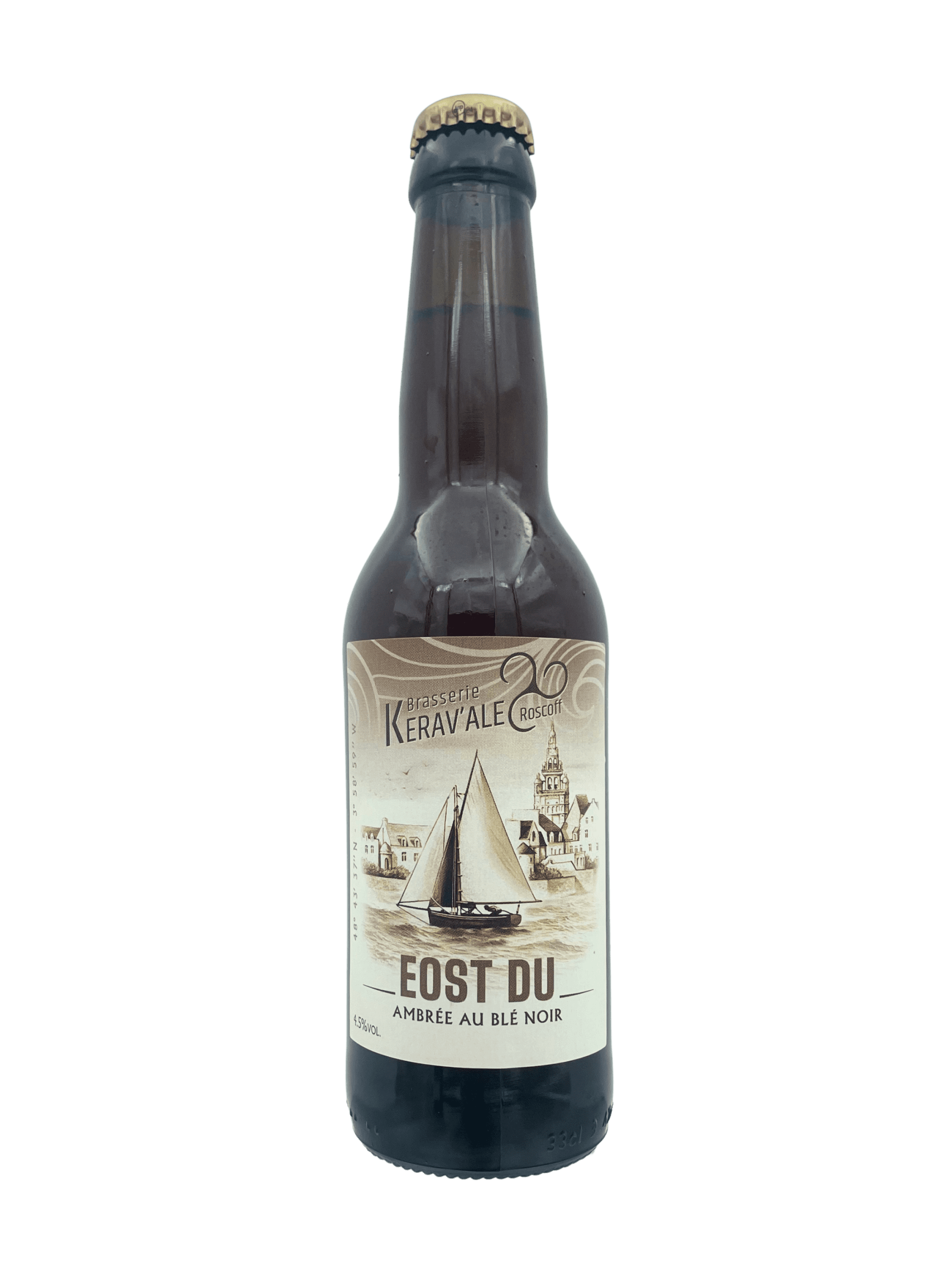 Ambrée bio au blé noir Eost Du - Kerav’Ale